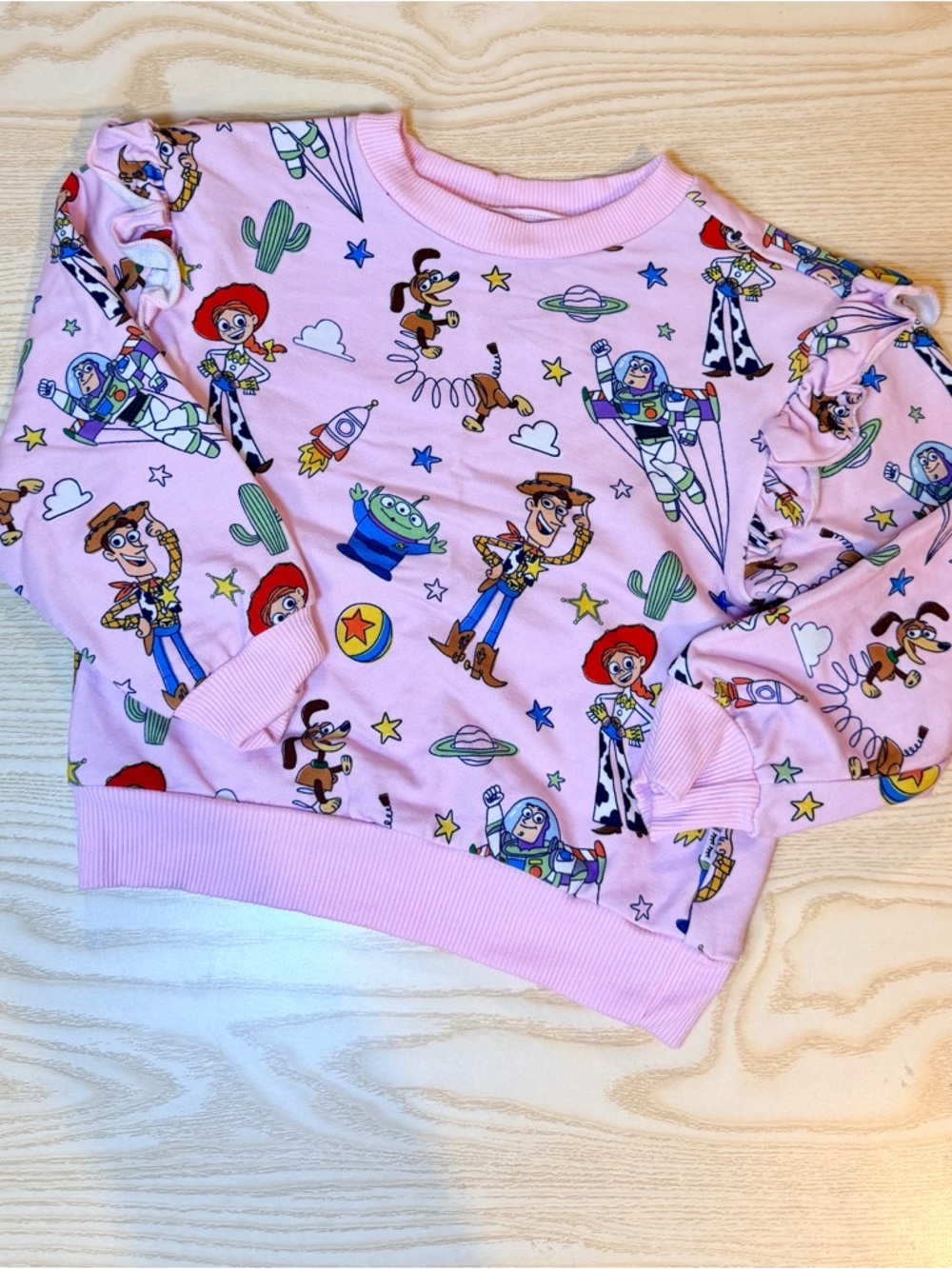 Little Sleepies Pink Toy Story Sweatshirt (2T)